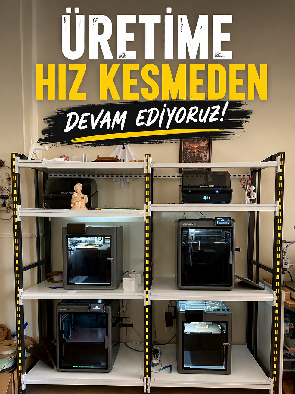 3D Üretim Nedir? STL Dosyasından Özel Parça ve Küçük Adet Üretim