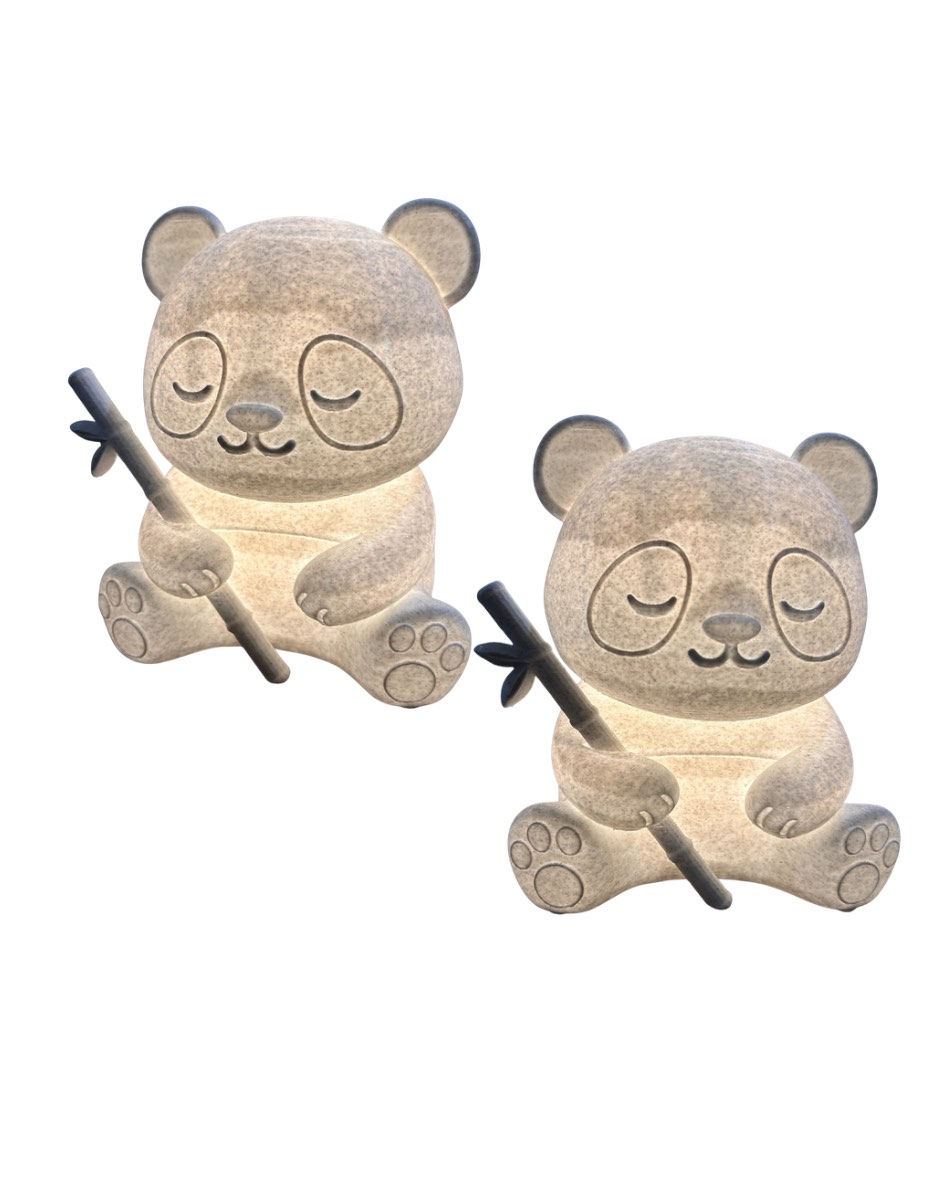 Momo Panda Gece Lambası Yumuşak Işık, PLA Güvenli Çocuk Odası