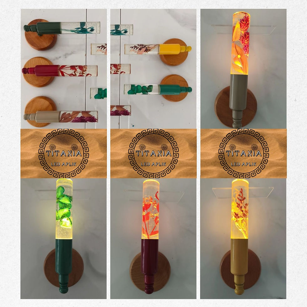 Titania Led Aplik El Yapımı Aydınlatma Üretim
