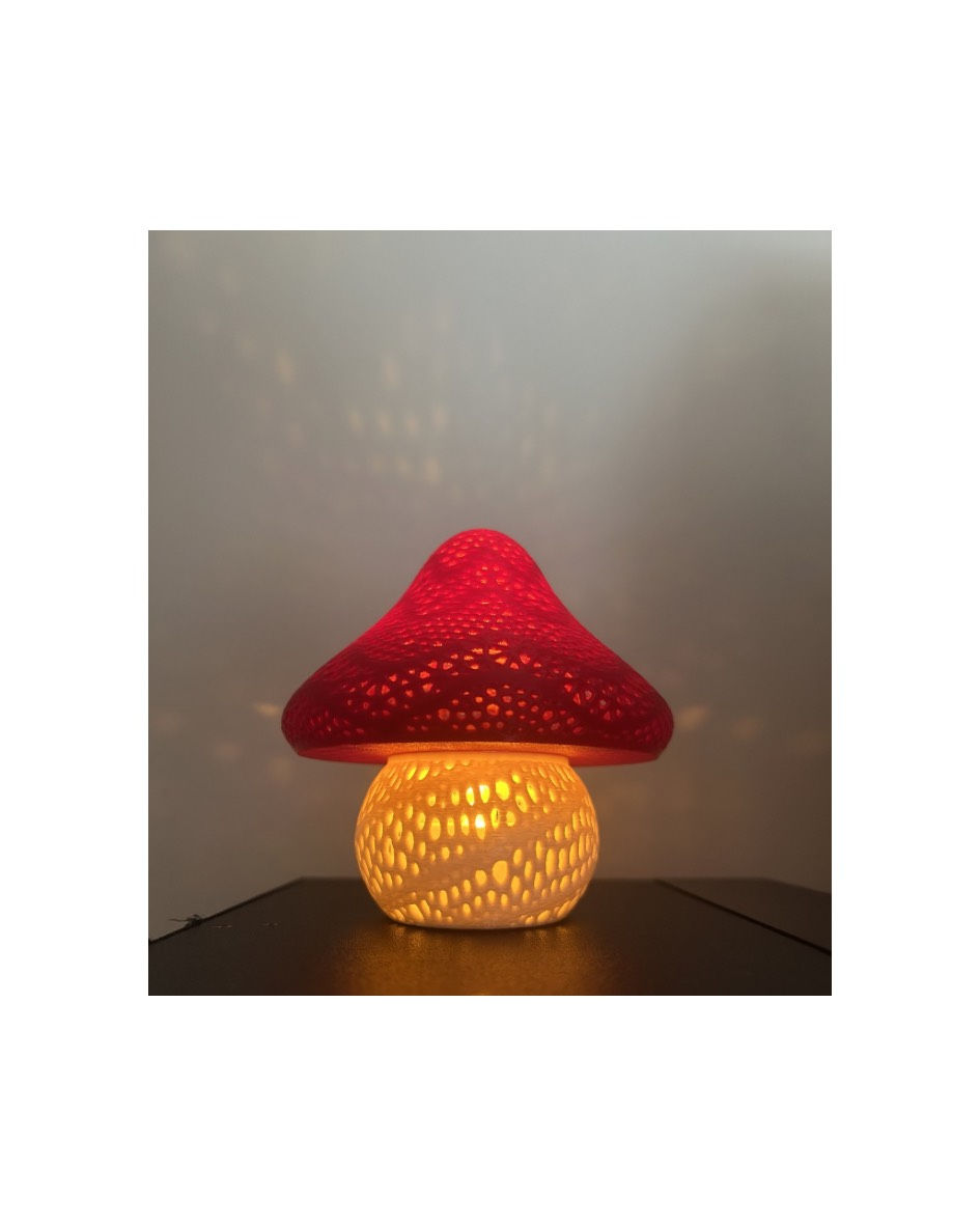 Küçük resim: Peri Mantarı Tealight Gece Lambası – LED Mum Efektli Dekoratif Işık