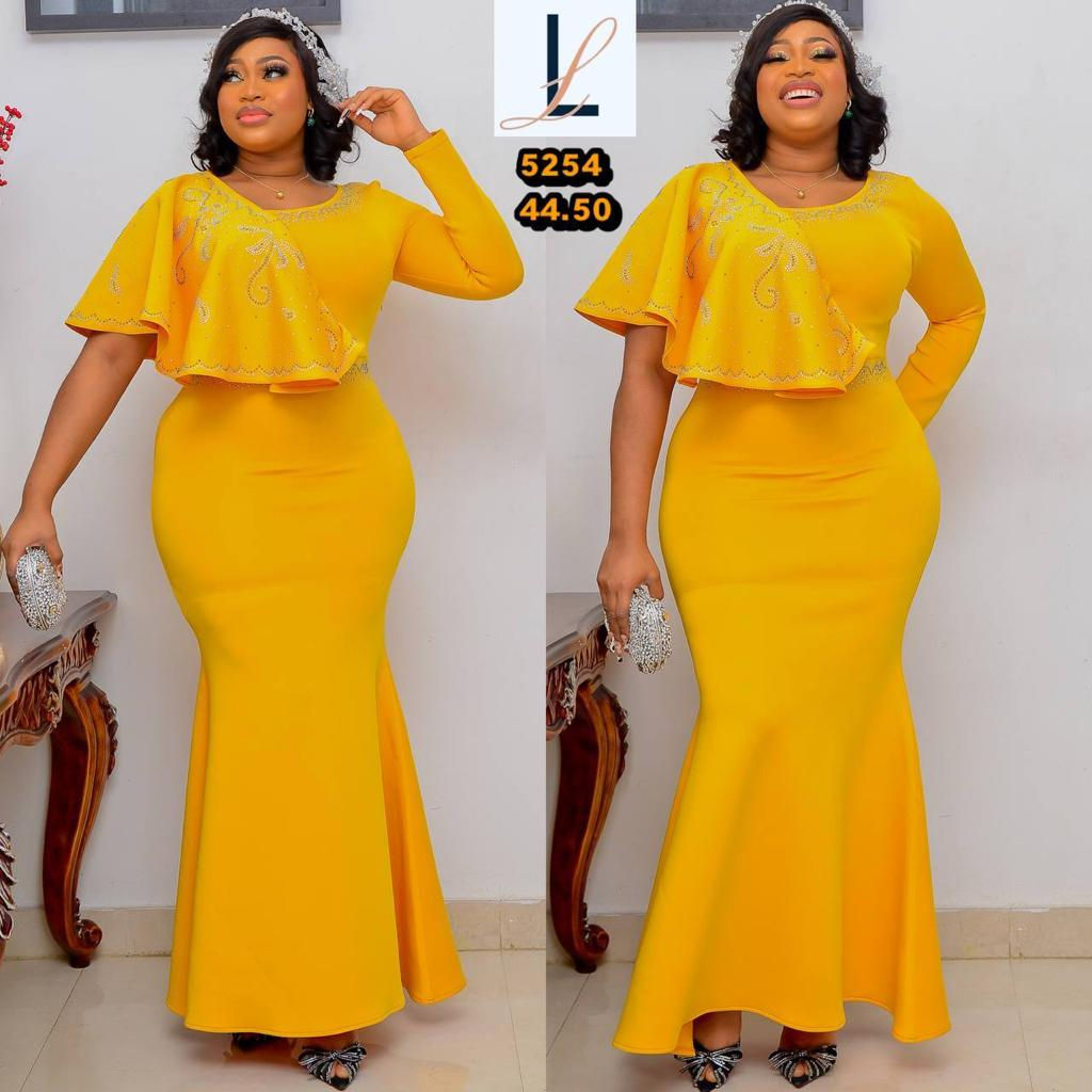 Robe de soirée - jaune