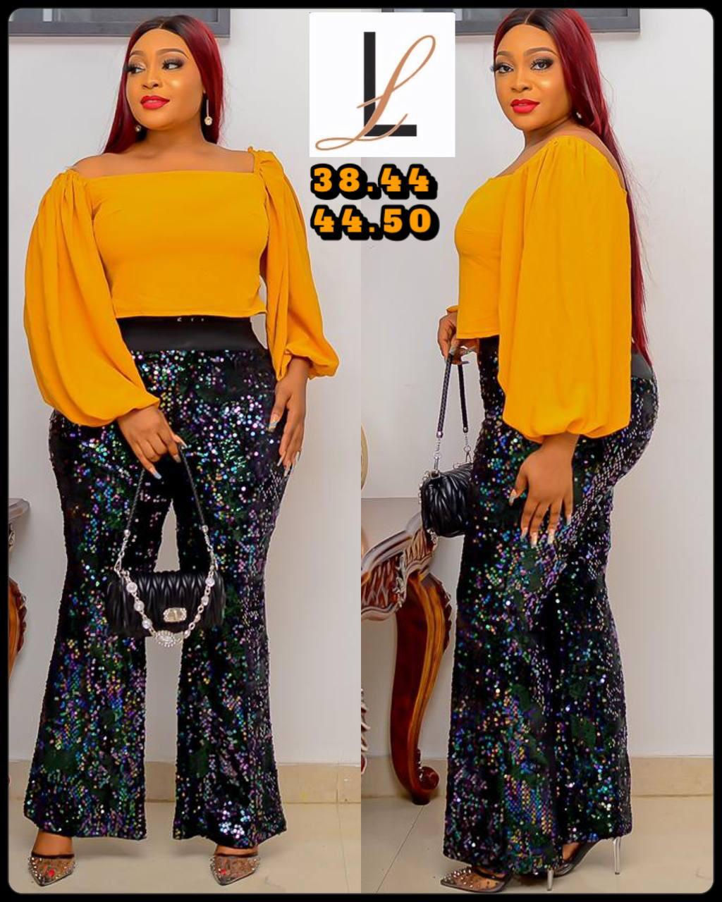 2 pièces: top et pantalon