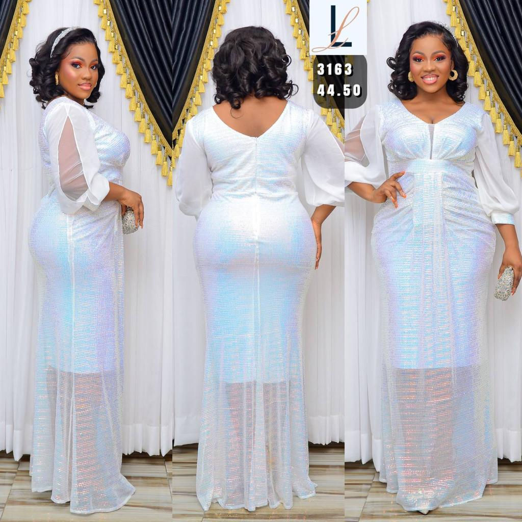 Robe de soirée avec doublure