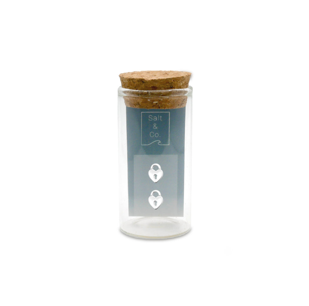 Salt & Co. Love Lock Stud Earrings