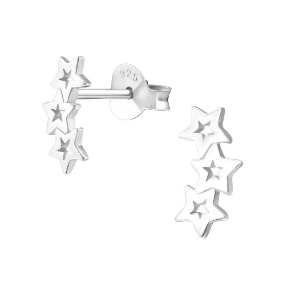 Salt & Co. Sterling Silver Shooting Star Stud Earrings