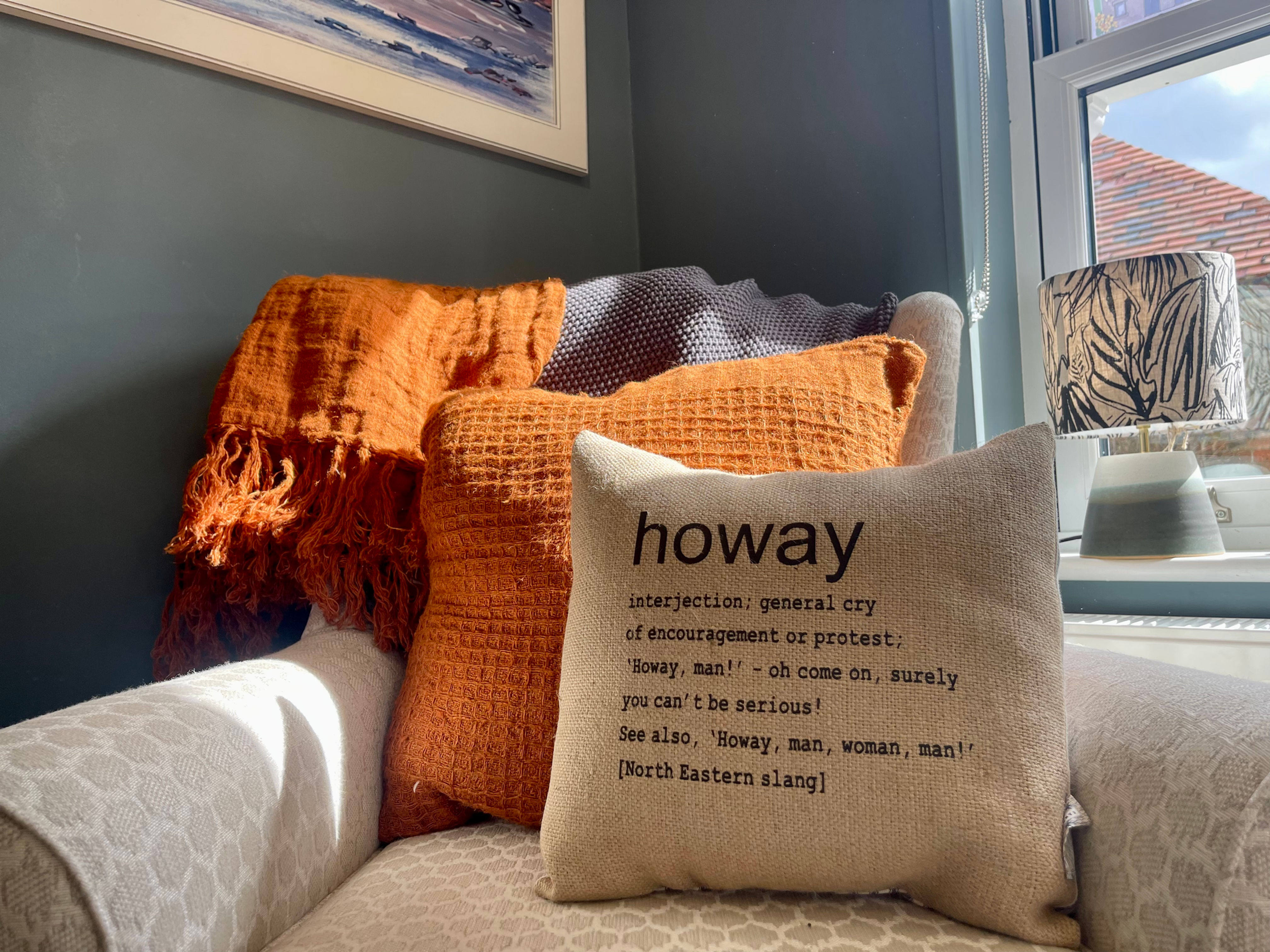Colloquial 'Howay' Cushions