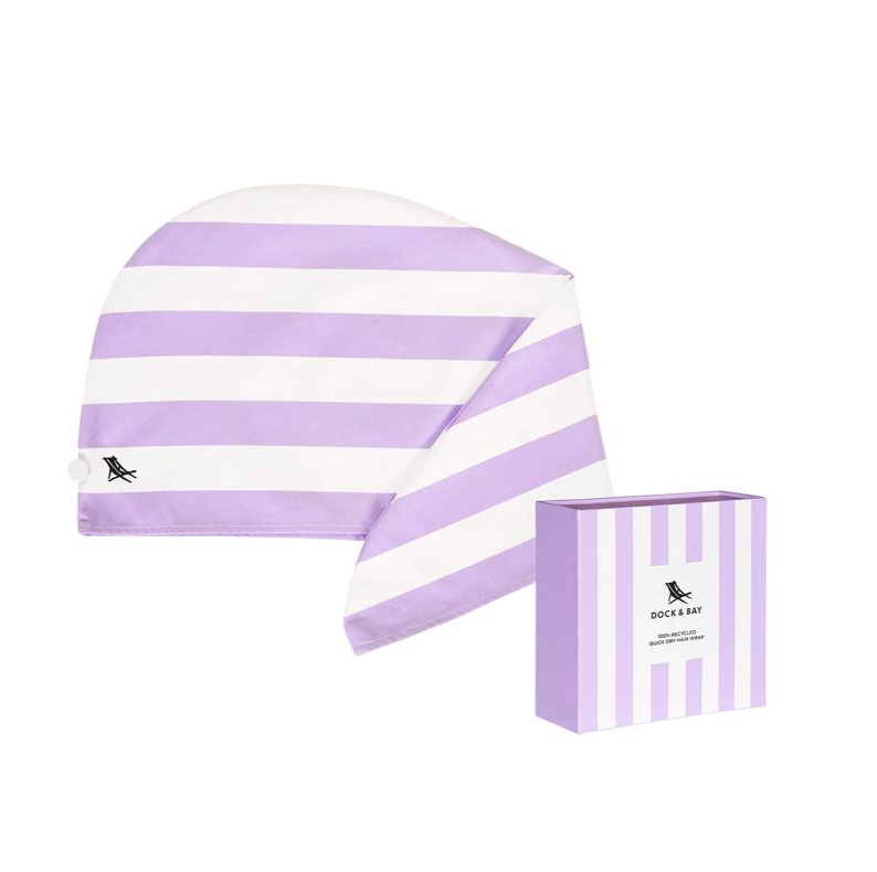 Thumbnail: Dock & Bay -   Lombok Lilac Quick Dry Hair Wrap