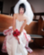 Custom wedding gown