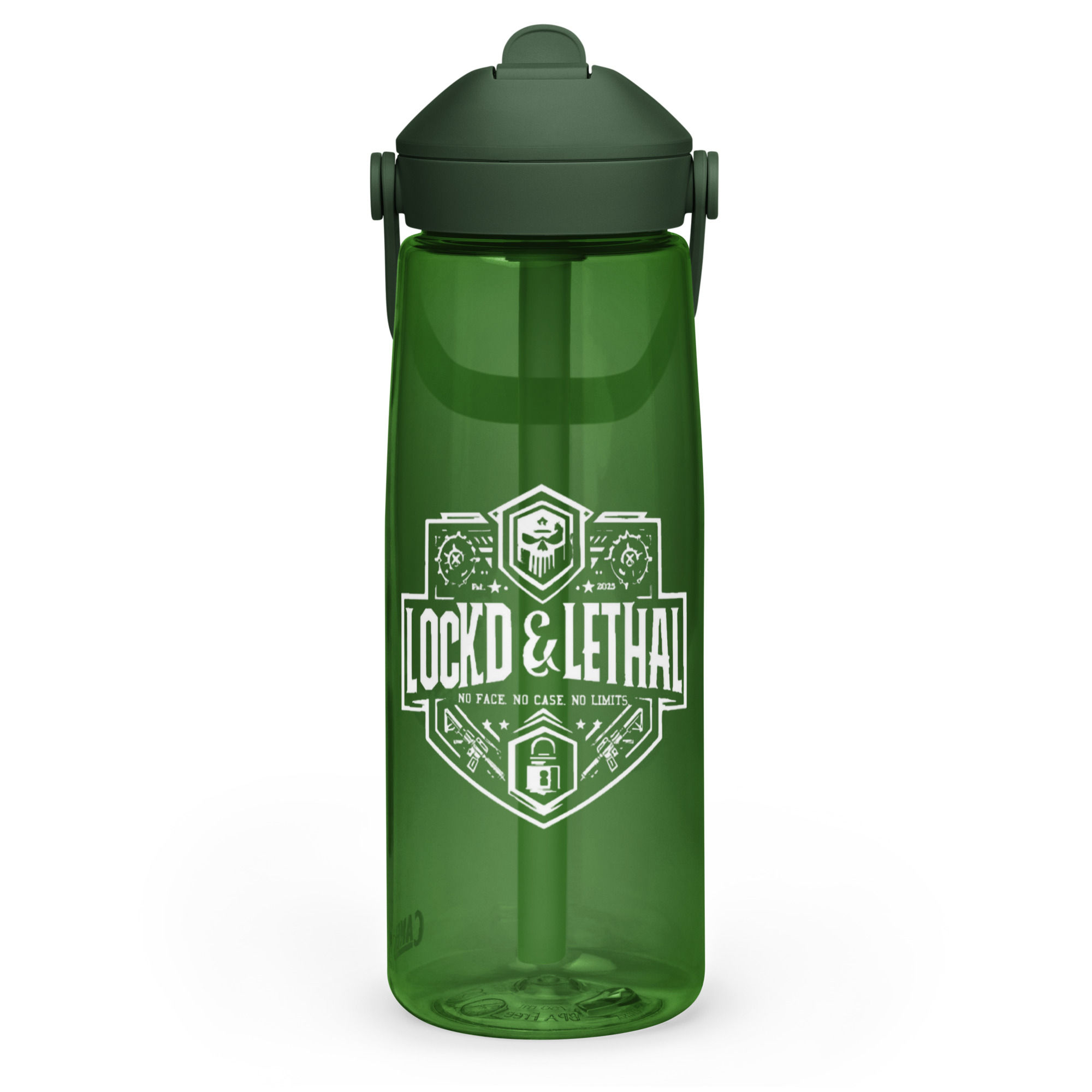Lockd In Flip Straw Water Bottle
