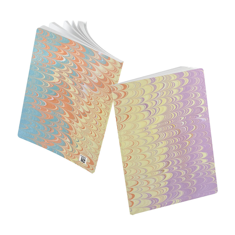 Thumbnail: Marbled Artistic Softcover Journal for Creative Souls, Perfect for Journaling,