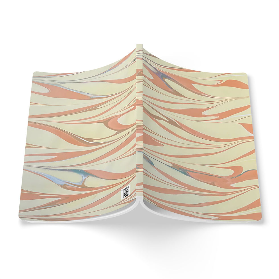 Thumbnail: Stylish Softcover Journal with Intricate Inside Prints, Perfect for Gifts