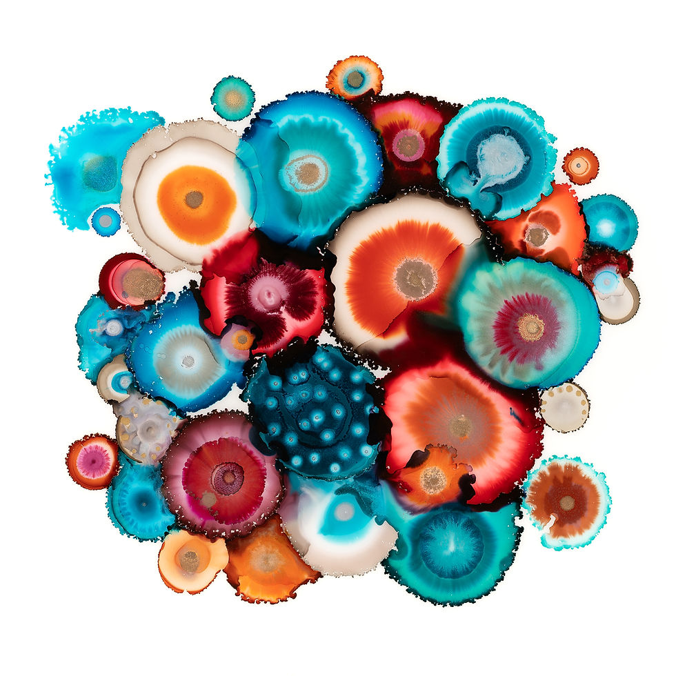 Print on Metal- Geode Cells #1