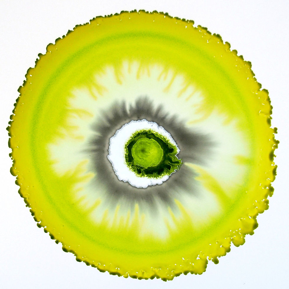 Single Chartreuse Geode