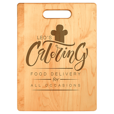 laser engraved bamboo cutting board
