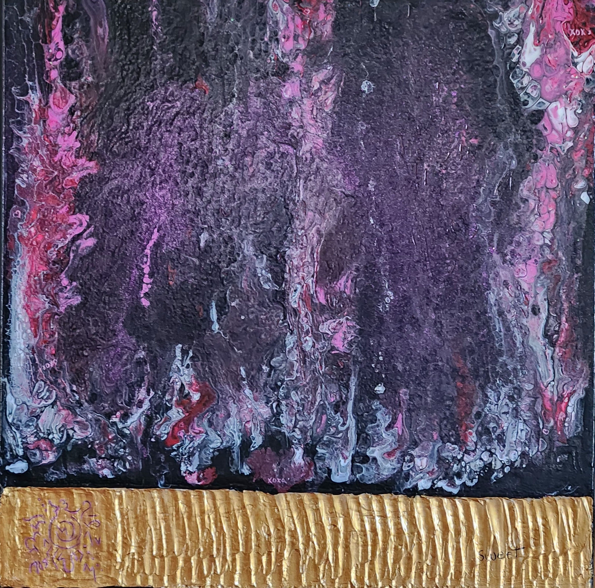 oeuvre abstraite traitant de l'amour