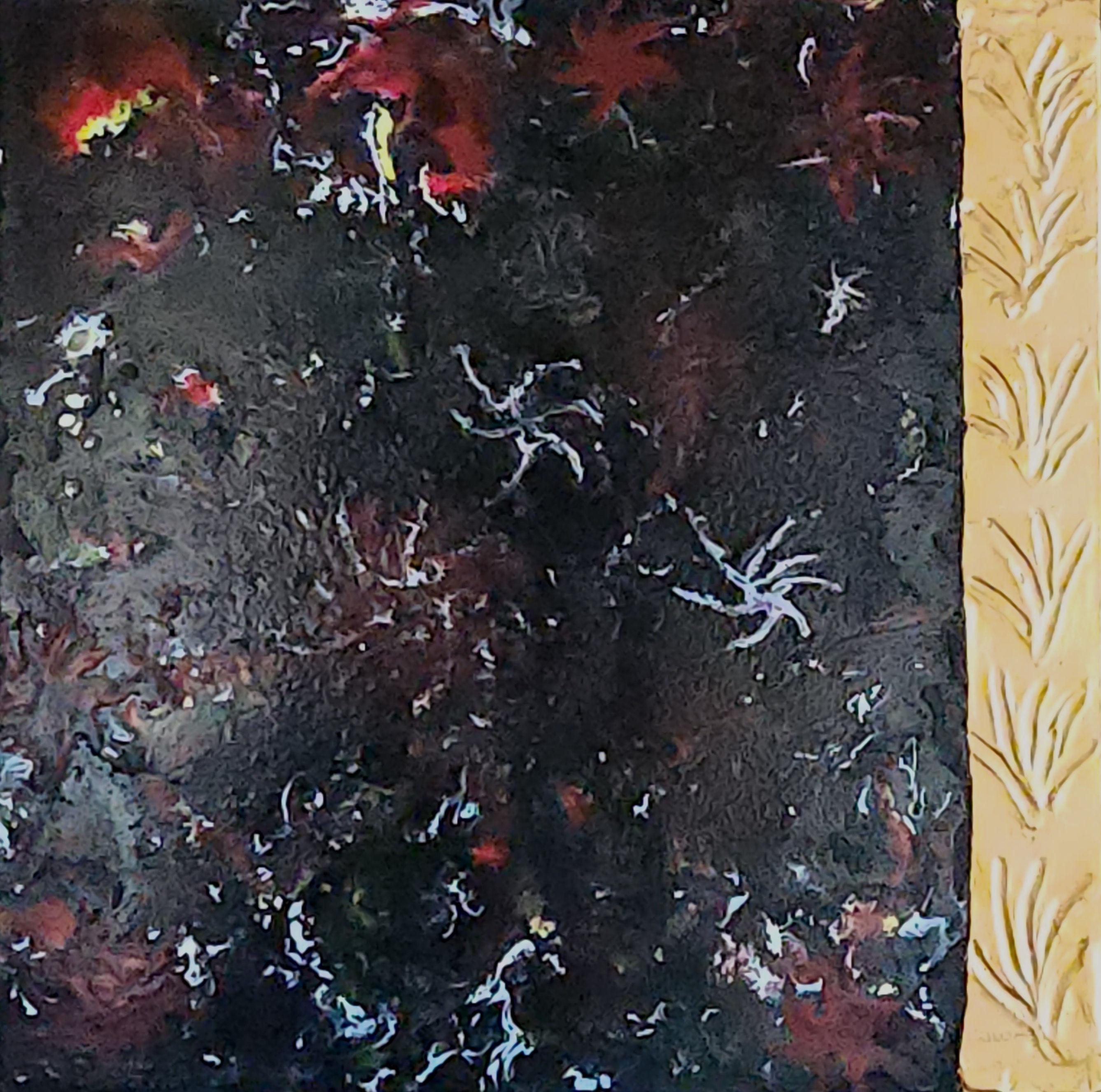 oeuvre abstraite traitant de la joie