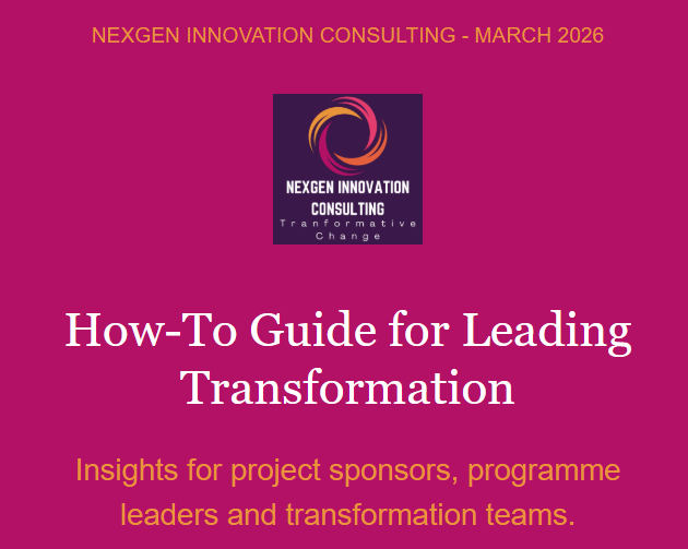 Practical How-To Guide for Leading Transformation by Muriel Barre.