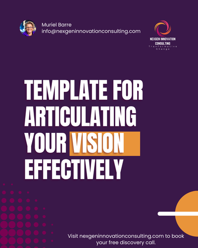 Template for Articulating your Vision for Transformation | NexGen ...