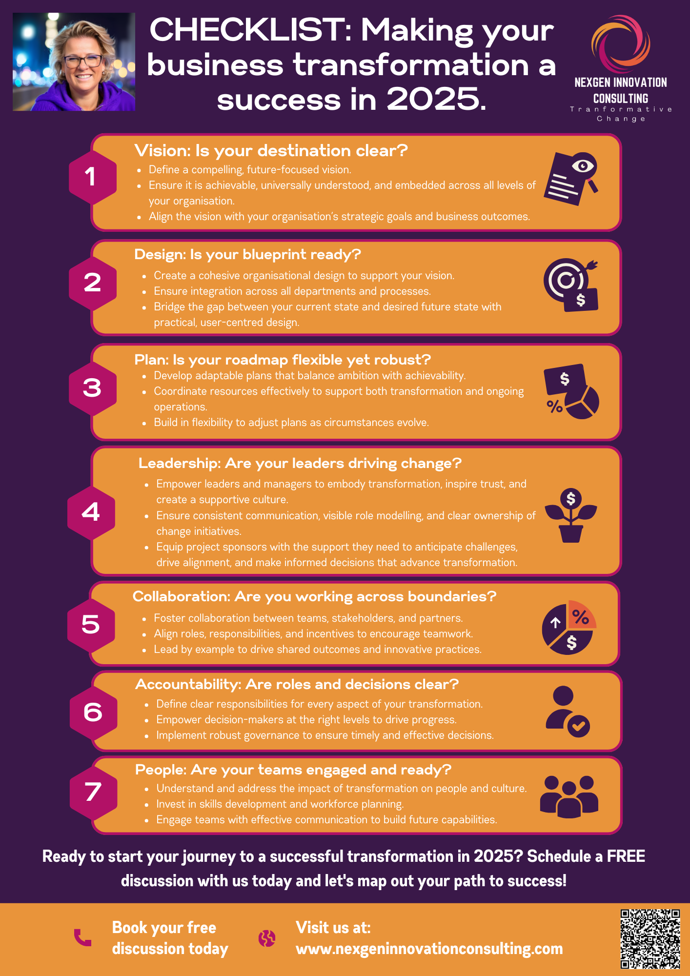 7 Steps to Make your Transformation a Success in 2025