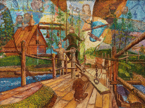 "Колокола". Холст, масло, 60х80 см. 2016