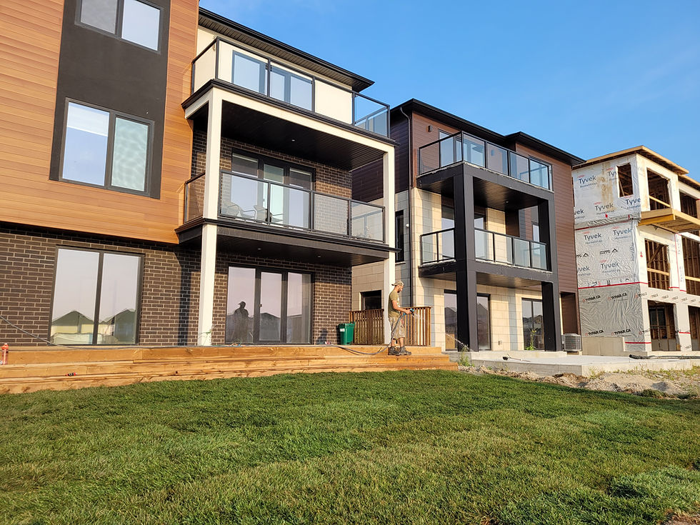 Deck and Landscaping