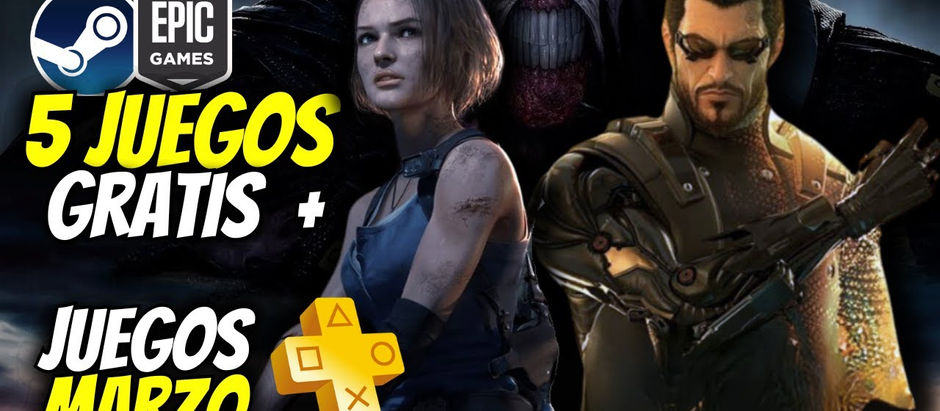 IMPERDIBLES Juegos Marzo de PS PLUS Extra Deluxe y Premium, 5 GRATIS STEAM y EPIC GAMES