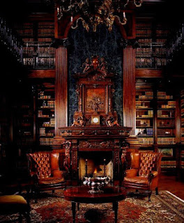 絨毯と本のある部屋