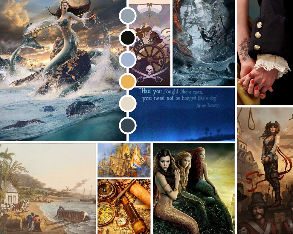 Beige Mood Board Photo Collage