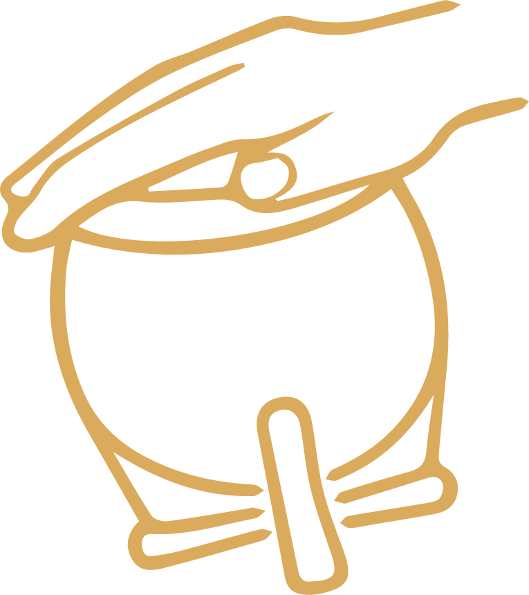 cubri el amte y sacudilo suave para acomodar la yerba.