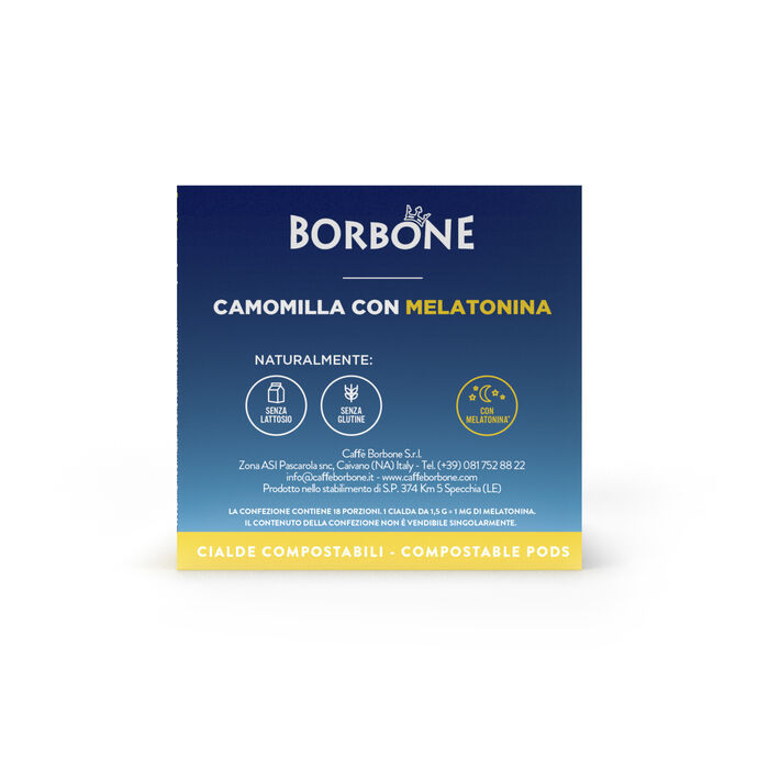 Thumbnail: 18 BORBONE CHAMOMILE PODS WITH MELATONIN [€0.19/pod]