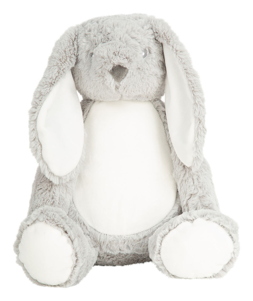 Thumbnail: Personalised Embroidered Zippie Bunny