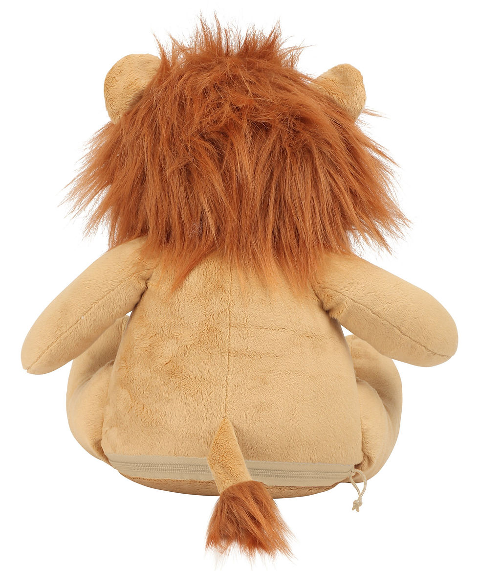 Thumbnail: Personalised Embroidered Zippie Lion