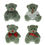 Thumbnail: Red Nose Bears 15cm, 20cm and 25cm