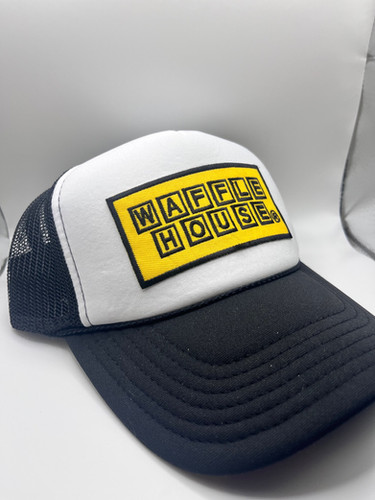 Waffle House Yellow Black Hat Waffle House Black/White Foam Front