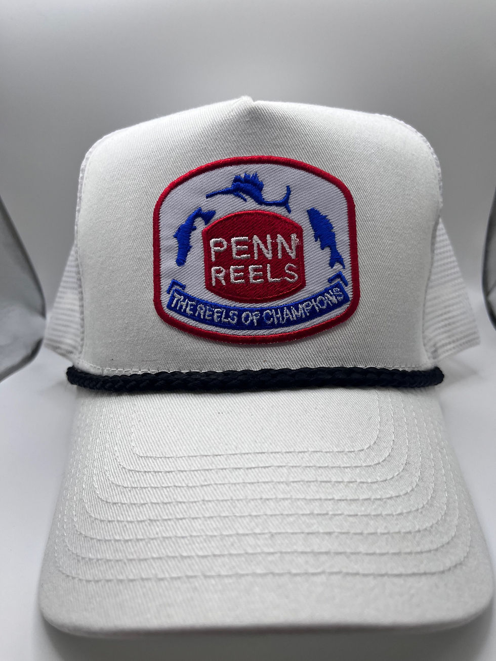 Thumbnail: Penn Reels White/Black Rope Trucker
