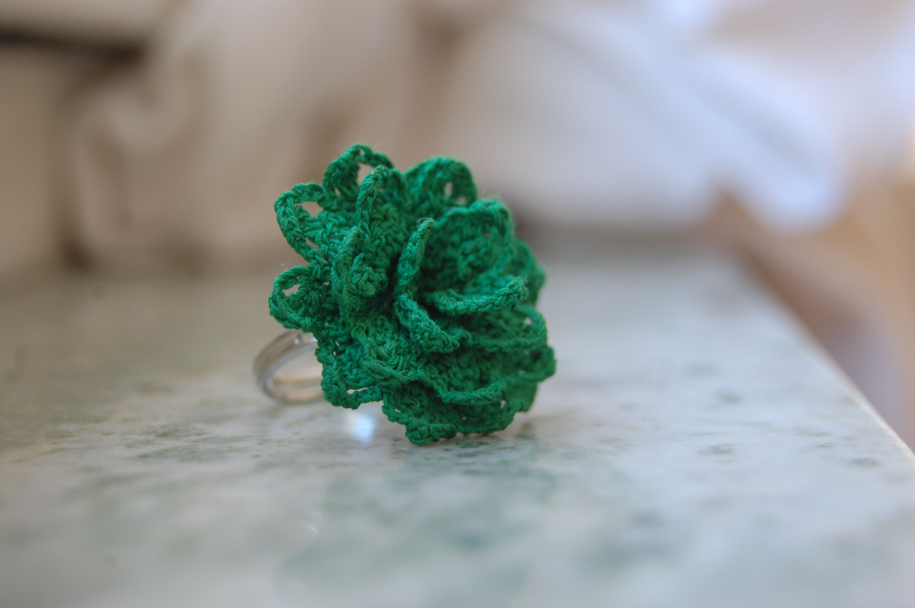 Anillo a crochet