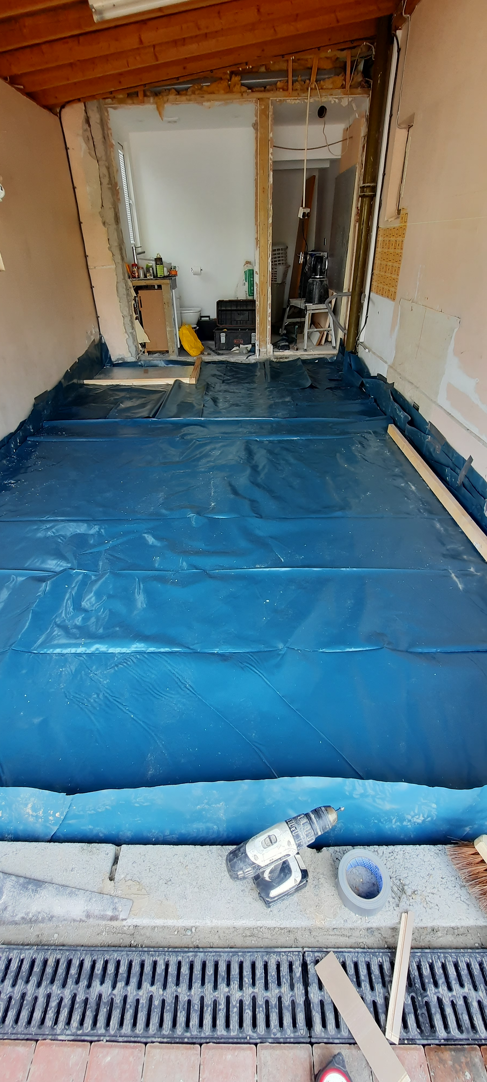 driveway and garage conversion