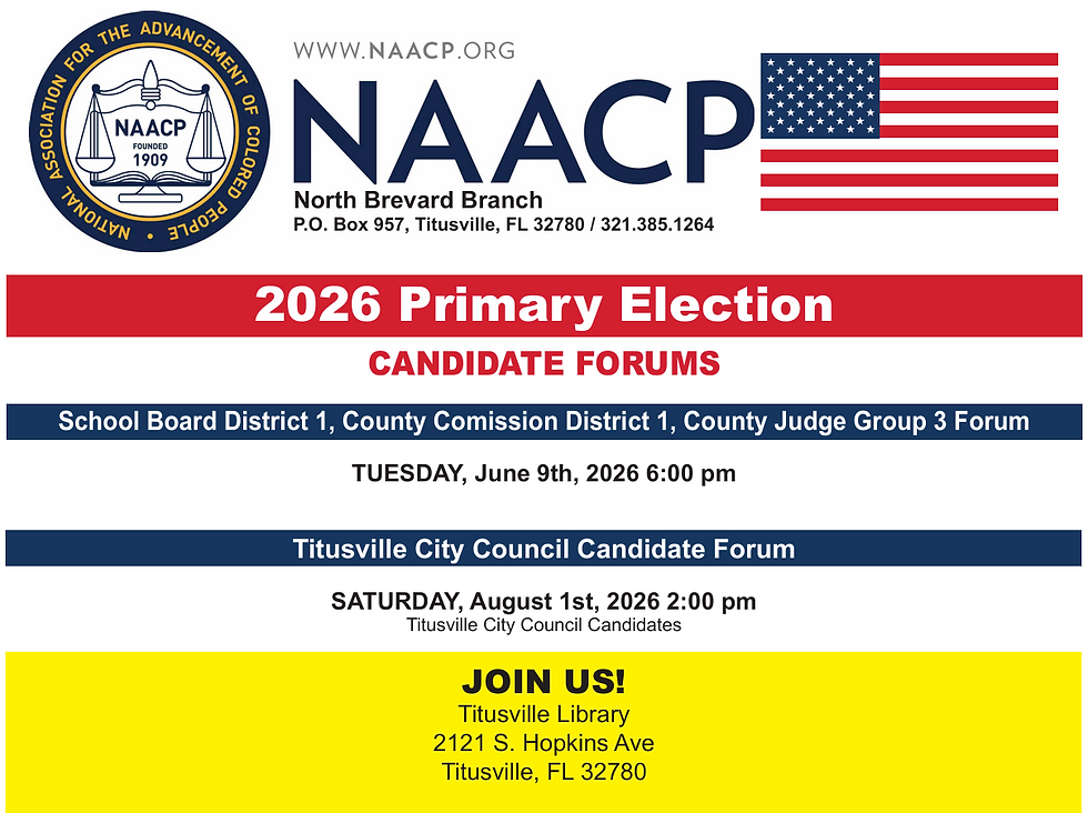 NAACP Candidates Forum