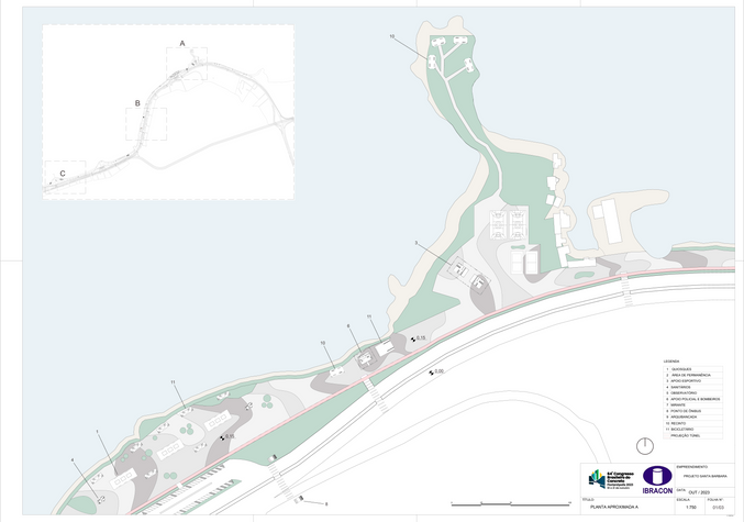 Implantação - aproximação A - Santa Bárbara