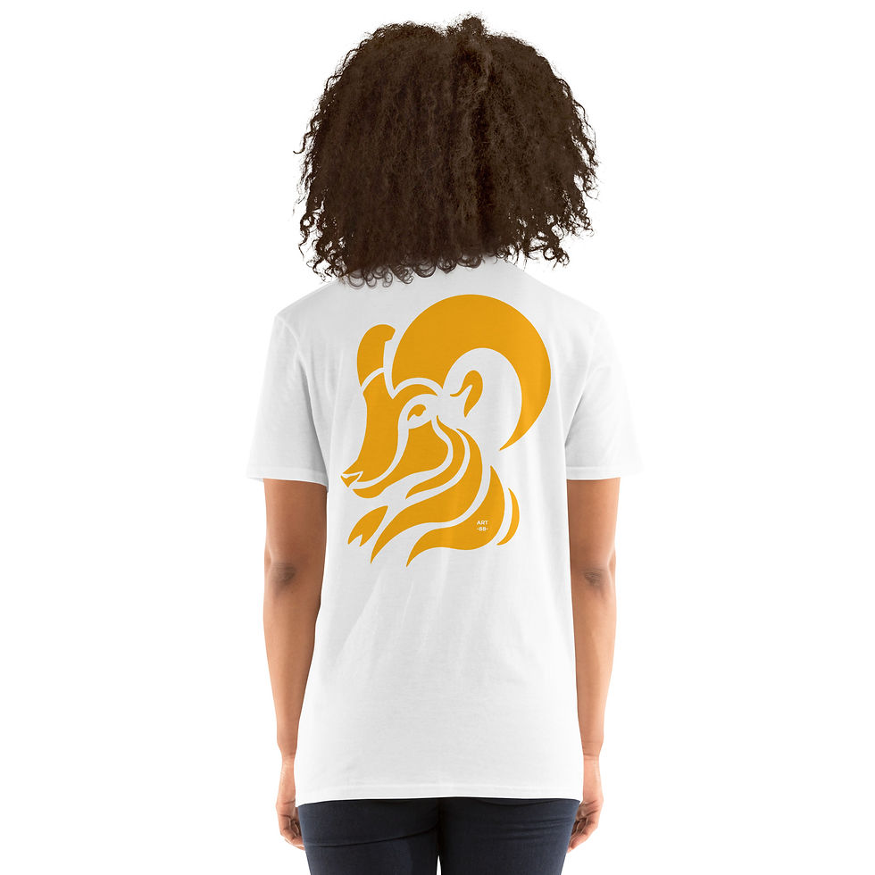 Miniature : ART88 KING 2 DUAL PRINT Unisex TSHIRT Short Sleeve