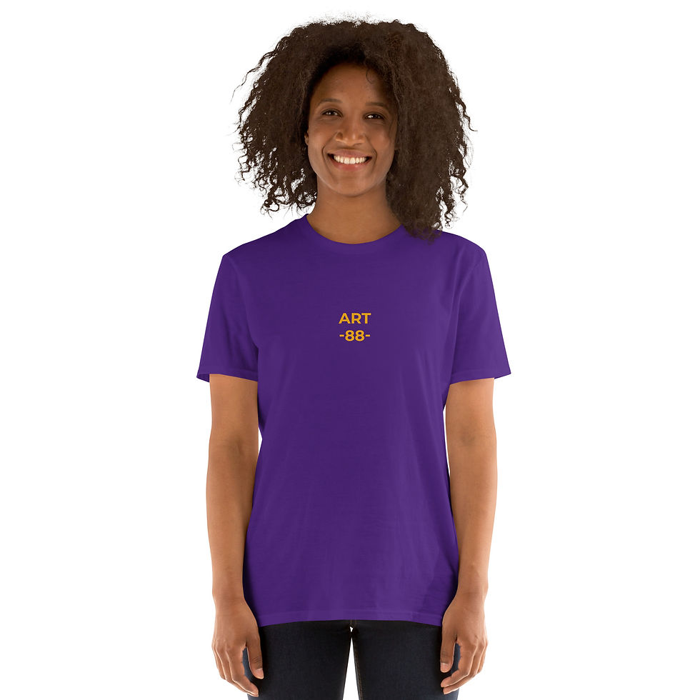Thumbnail: ART88 KING 1 DUAL PRINT Unisex TSHIRT Short Sleeve