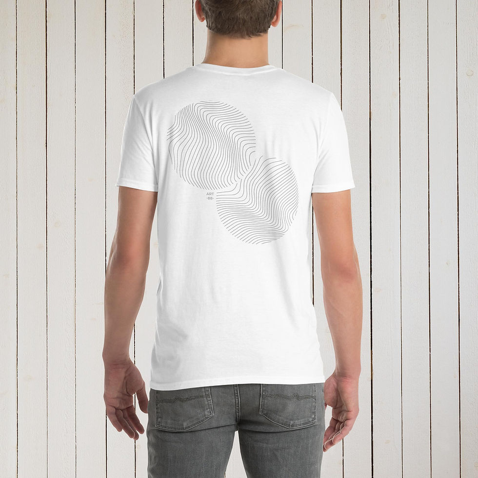 Miniature : ART88 OPTIC 4 DUAL PRINT Unisex TSHIRT Short Sleeve