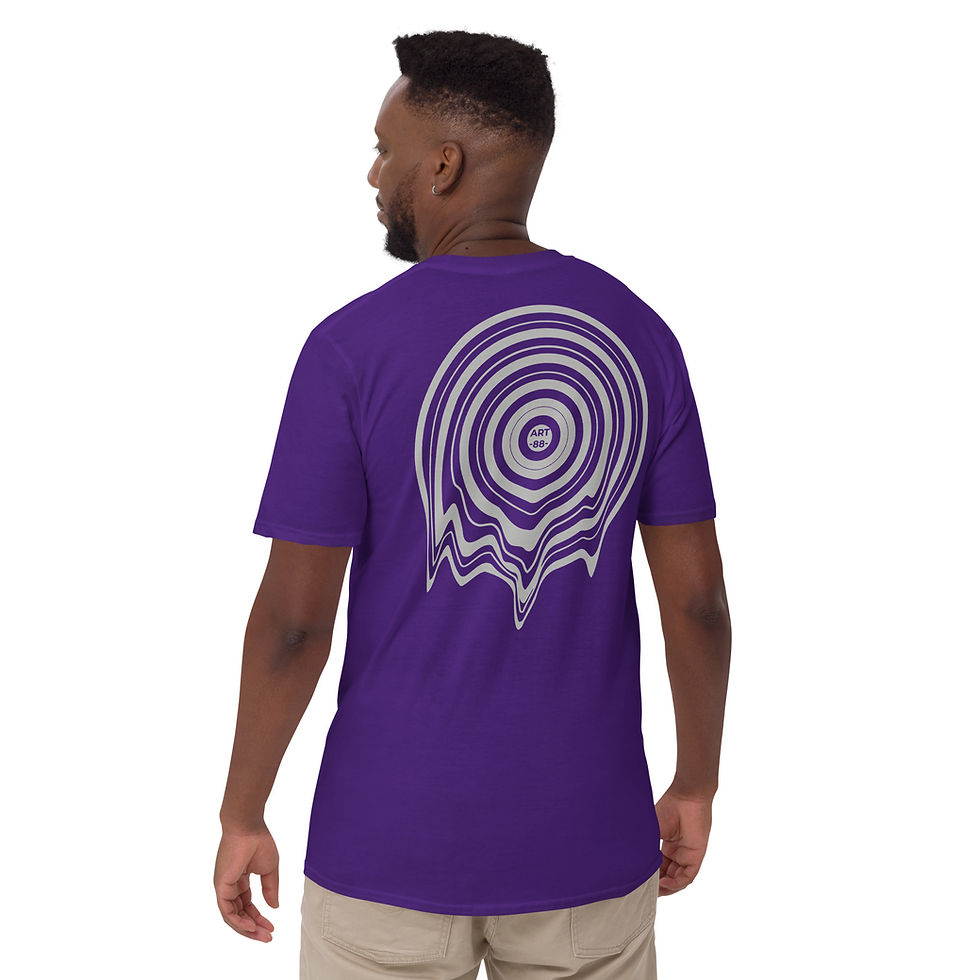 Thumbnail: ART88 OPTIC 3 DUAL PRINT Unisex TSHIRT Short Sleeve