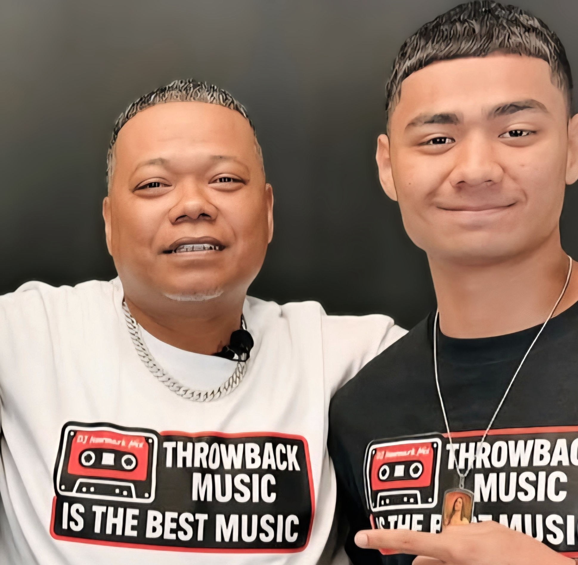 DJ Newmark "Throwback Music" Premium Tee-👕 Line