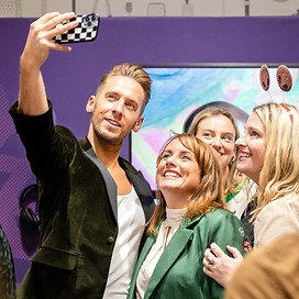 Photograph of influencers at a John Lewis event, London, UK