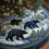 Thumbnail: Bear Forest Spirit Quilted Tree Skirt