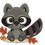 Thumbnail: Woodland Animals Embroidery Design Pattern BUNDLE -Owl Squirrel Raccoon Machine