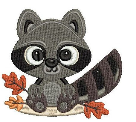 Thumbnail: Woodland Animals Embroidery Design Pattern BUNDLE -Owl Squirrel Raccoon Machine