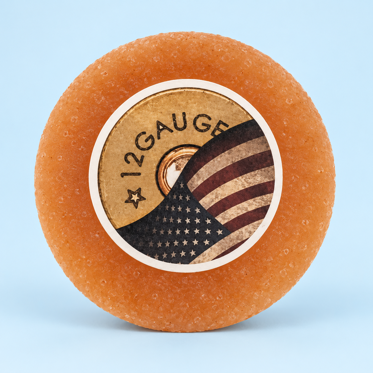 12 Gauge American Flag Car Freshie – Cinnamon Stick