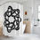 Thumbnail: Celtic Knot Shower Curtain – Black Interlaced Mandala Bath Decor